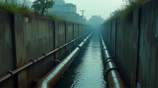 Still from a documentary on water infrastructure.
